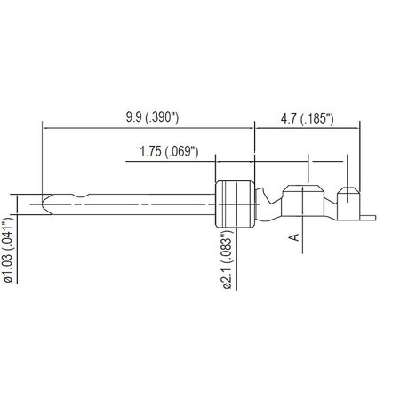Amphenol Dsub  Stamped Signal 3A  Rr Crimping Pin  Awg 20 L17RRD1M11400